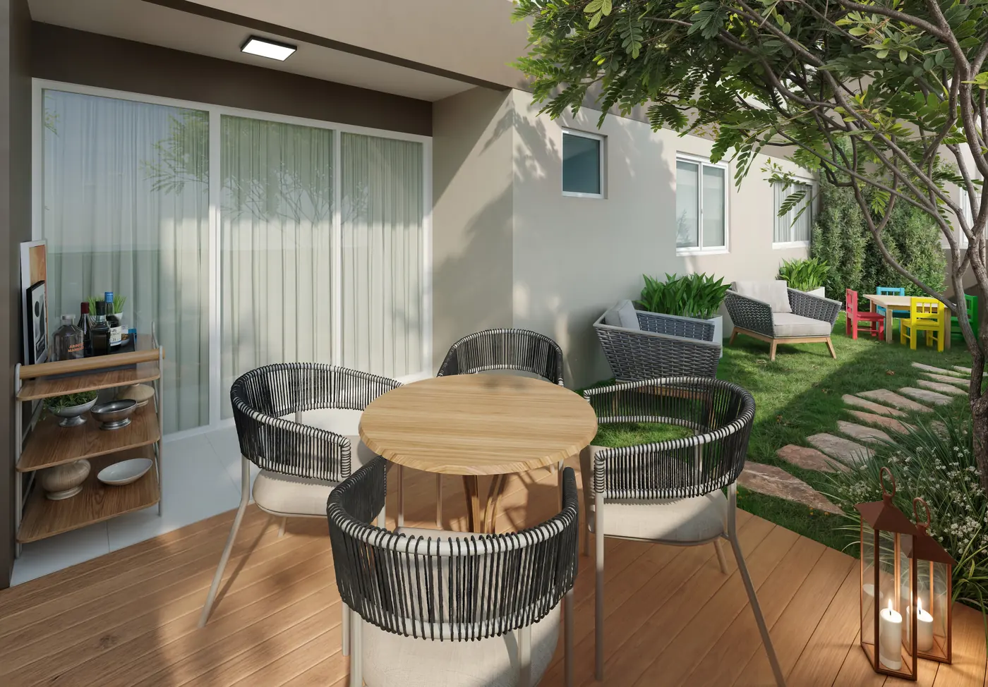 Garden privativo Tipo B PCD